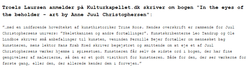 Artikel fra Kulturkapellet