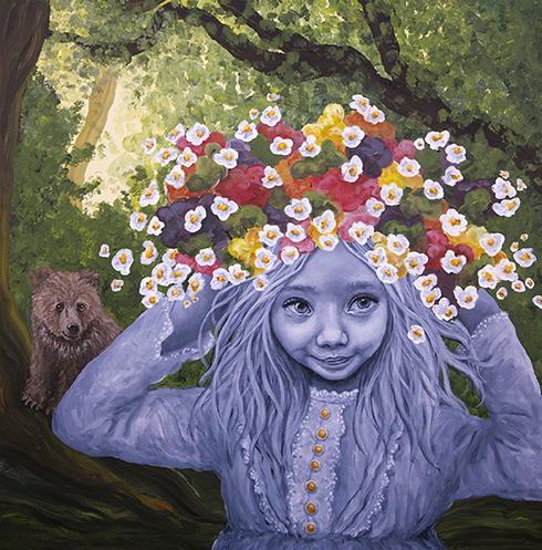 

"Midsummer Lightness"
Acrylics on canvas
80 x 80 cm
sold